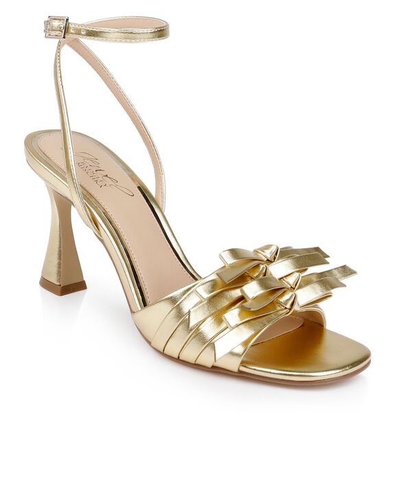 ジュウェルダグレイミシュカ レディース シューズ サンダル Jewel Badgley Mischka Women's Flory Dress Sandals Gold Metallic ゴールド
