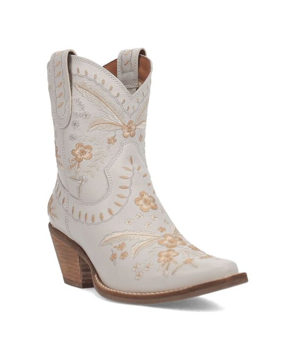 ディンゴ レディース シューズ ブーツ・レインブーツ レザー Dingo Women's Primrose Leather Booties White ホワイト
