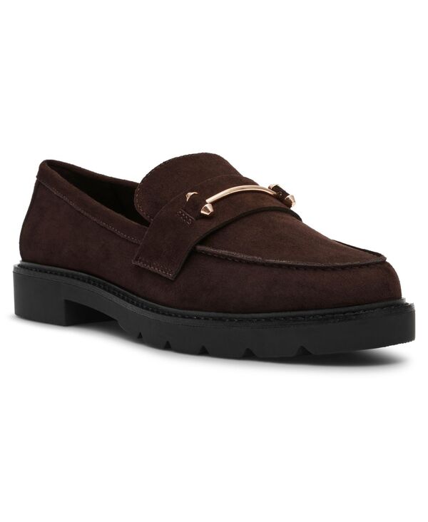アンクライン レディース シューズ パンプス ローファー Anne Klein Women's Emme Lug Sole Loafers Brown ブラウン