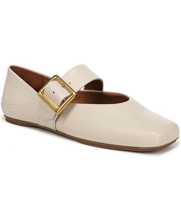 フランコサルト レディース シューズ パンプス Franco Sarto Women's Oakes Square Toe Ballerina Flats Ivory White Leather ホワイト 27,820円