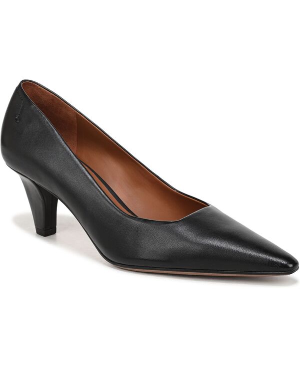 フランコサルト レディース シューズ パンプス Franco Sarto Women's Astra Pointed Toe Pumps Black Leather ブラック