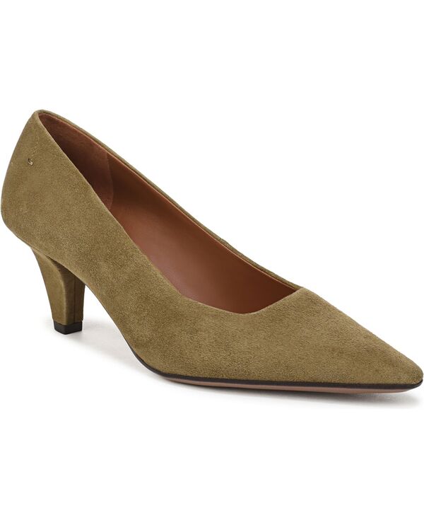 フランコサルト レディース シューズ パンプス Franco Sarto Women\u0027s Astra Pointed Toe Pumps Moss Green Suede 緑であること
