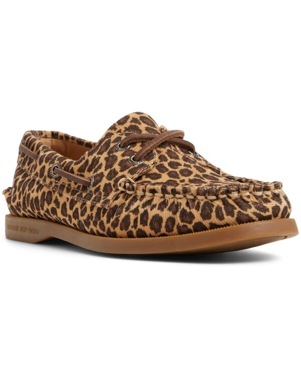 スペリー レディース シューズ パンプス Sperry Women's Authentic Original 2-Eye Slip-On Boat Shoe Woven brown primary - multi ブラウン｜ReVida 店