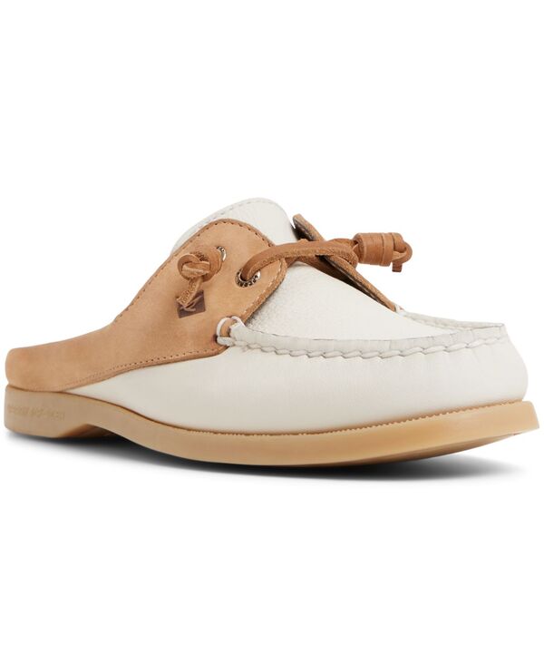 スペリー レディース シューズ パンプス Sperry Women's Authentic Original Mule Boat Shoe Mix mat cream クリーム