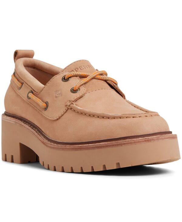 スペリー レディース シューズ パンプス Sperry Women's Authentic Original 2-Eye Lug Boat Shoe Nubuck tan タン