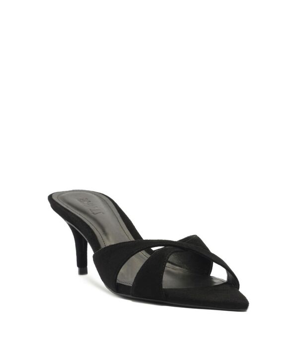 シュッツ レディース シューズ サンダル Schutz Women's Hilda Leaf Pointy Toe Mule Sandals Black ブラック