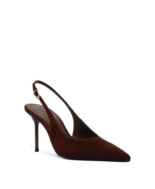 シュッツ レディース シューズ パンプス Schutz Women's Alicia Slingback Pointy Toe Pumps Root Brown ブラウン｜ReVida 店