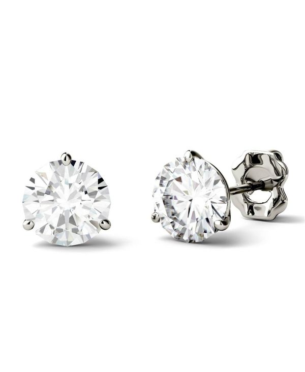 最新情報 チャールズ アンド コルバード レディース ピアス イヤリング アクセサリー Moissanite Stud Earrings 3 Ct T W Diamond Equivalent In 14k White Or Yellow Gold White Gold 正規店仕入れの Www Mauxiliadoralugo Com