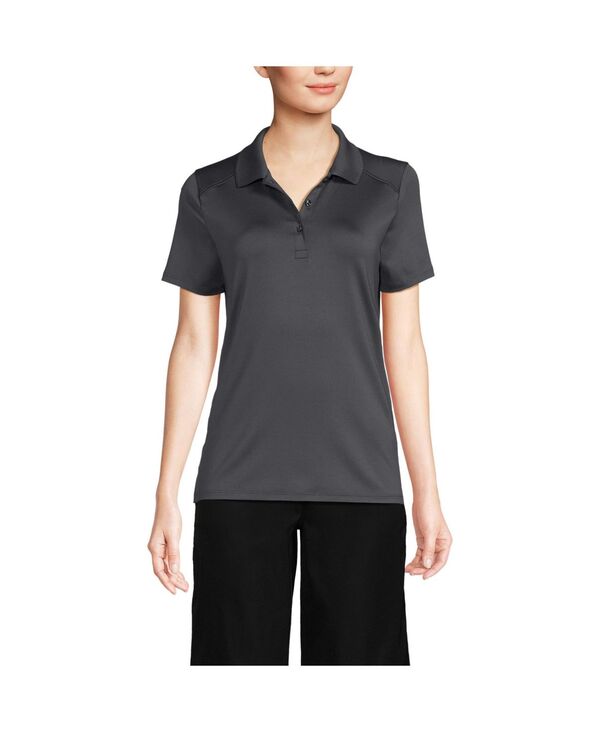 ランズエンド レディース トップス シャツ ポロシャツ ミニ Lands' End Women's Short Sleeve Feminine Fit Rapid Dry Polo Shirt Soapstone