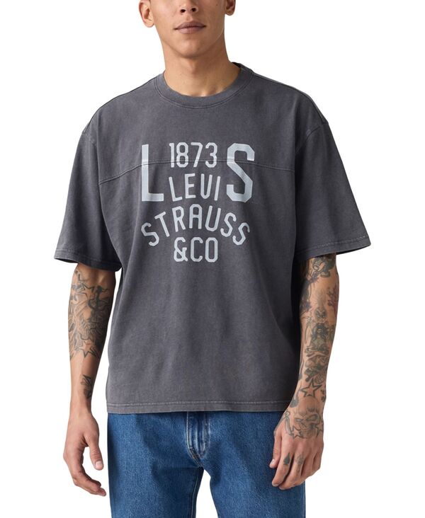 リーバイス メンズ トップス Tシャツ リラックスフィット クルーネック シャツ Levi's Men's Lockwood Practice Relaxed Fit Short Sleeve Crewneck T-Shirt 2H Phantom｜ReVida 店