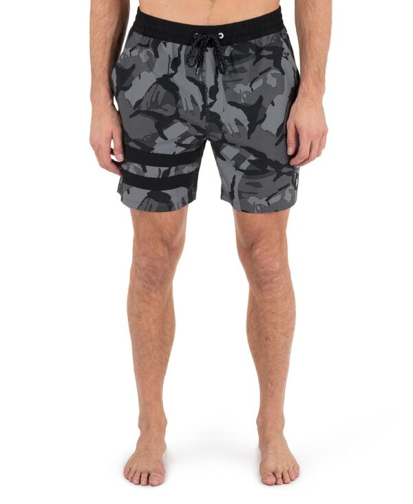 ハーレー メンズ 水着 ハーフパンツ・ショーツ ショートパンツ Hurley Men's Phantom Eco Block Party Volley Boardshorts Black ブラック