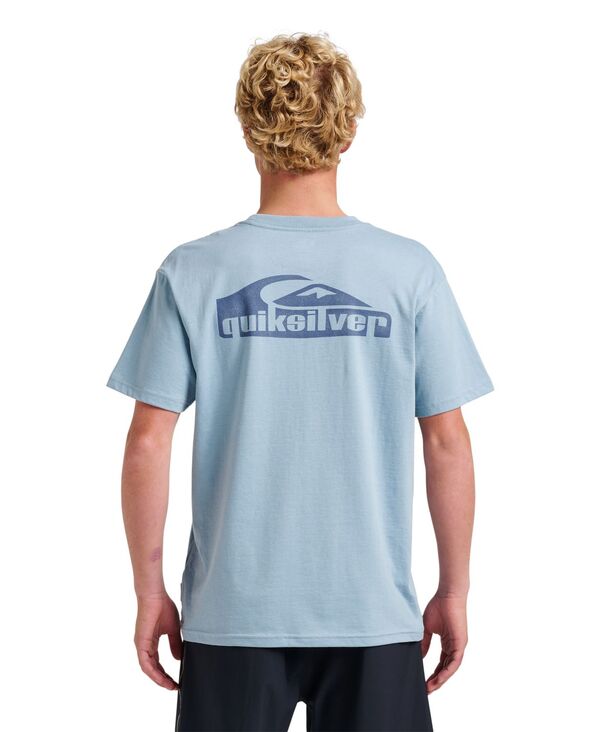 クイックシルバー メンズ トップス Tシャツ Quiksilver Men's Push Threw T-Shirt Ashley blue heather ヘザー
