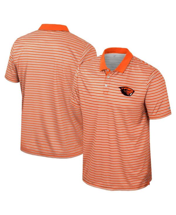 コロシアム メンズ トップス ポロシャツ Colosseum Men's Orange Oregon State Beavers Striped Polo Shirt Orange オレンジ