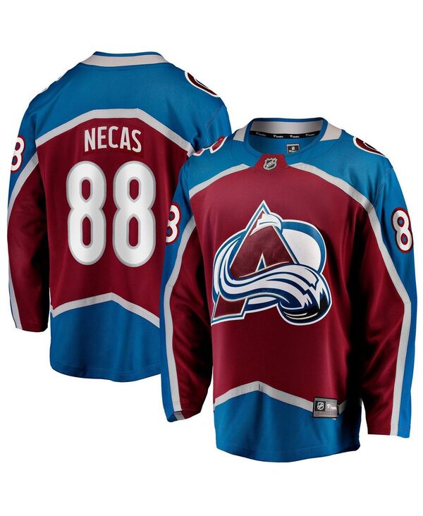 ファナティクス メンズ トップス シャツ ジャージー Fanatics Men's Martin Necas Burgundy Colorado Avalanche Breakaway Player Jersey Burgundy バーガンディ｜ReVida 店