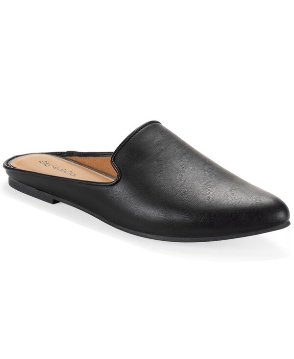 スタイルアンドコー レディース シューズ サンダル Style & Co Women's Naomii Mules Black Beauty ブラック