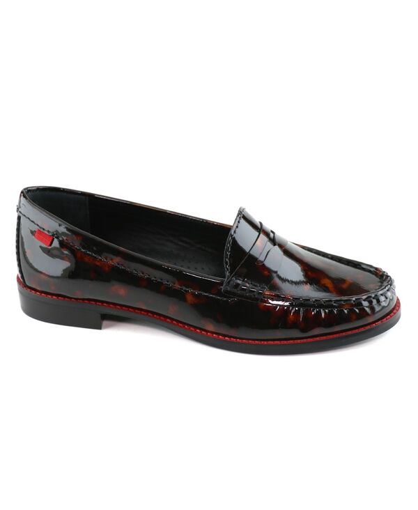 マークジョセフニューヨーク レディース シューズ パンプス 置き目毛革 Marc Joseph New York Womens East Village Penny Loafer Tortoise Patent