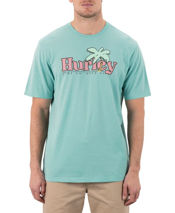 ハーレー メンズ トップス Tシャツ Hurley Men's Short Sleeve T-Shirt Broken jade heather ヘザー