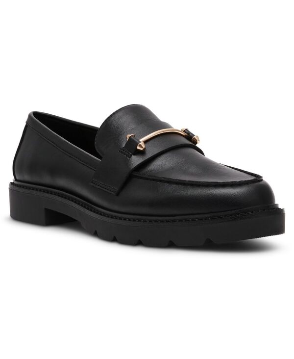 アンクライン レディース シューズ パンプス ローファー Anne Klein Women's Emme Lug Sole Loafers Black ブラック｜ReVida 店