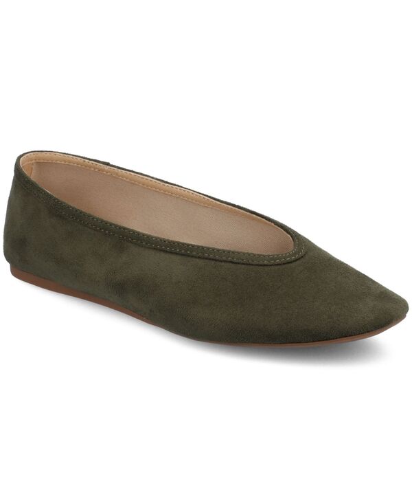 ジュルネ コレクション レディース シューズ パンプス Journee Collection Women's Fortune Ballet Flats Olive オリーブ