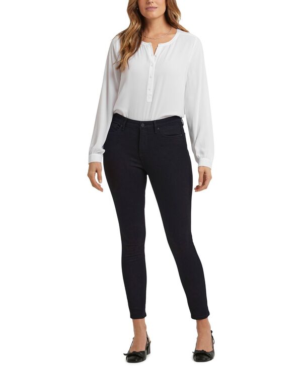 エヌワイディージェイ レディース ボトムス デニムパンツ プチ ジーンズ NYDJ Petite Ami Skinny Pull On Jeans Black ブラック