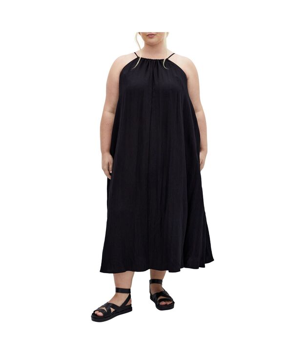 シティーシック レディース トップス ワンピース プラスサイズ CITY CHIC Plus Size Aiza Dress Black ブラック
