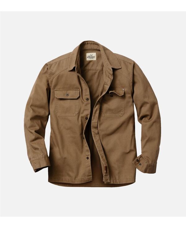 ソログッド メンズ トップス シャツ トール Thorogood Big & Tall Men's Stone Wash Herringbone Button Up Overshirt Otter ストーン 17,610円