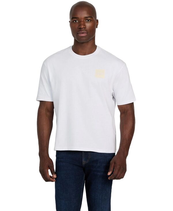ゲス メンズ トップス Tシャツ GUESS Men's Patch at Chest T-Shirt Pure white ホワイト 10,205円