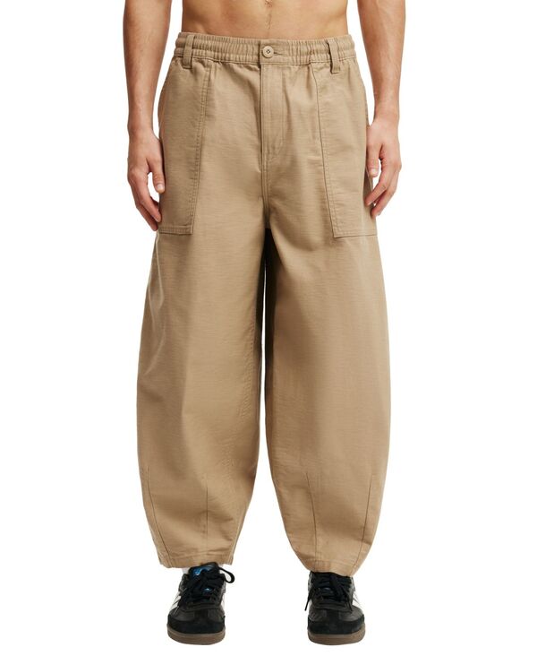 コットンオン メンズ ボトムス カジュアルパンツ パンツ COTTON ON Men's Super Baggy Balloon Pants Tan タン