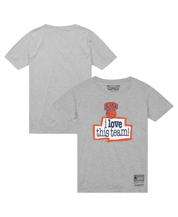 ミッチェル&ネス メンズ トップス Tシャツ Mitchell & Ness Men's Heather Gray New York Knicks I Love This Team T-Shirt Heather Gray グレー