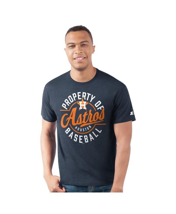 スターター メンズ トップス Tシャツ Starter Men's Navy Houston Astros Prime Time Property Of T-Shirt Navy ネイビー