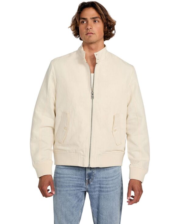 ゲス メンズ アウター ジャケット・ブルゾン リネン ジャケット GUESS Men's Nolan Linen Harrington Jacket Sand サンド 29,770円