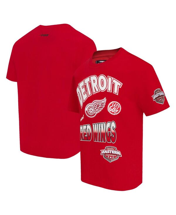 プロスタンダード メンズ トップス Tシャツ Pro Standard Men's Red Detroit Red Wings Turn It Up T-Shirt Red レッド