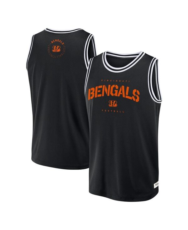 ファナティクス メンズ トップス 貯蔵タンクとっ始め プルオーバー Fanatics Men\u0027s Black Cincinnati Bengals Elements Future Ground Jersey Tank Top Black 黒いこと