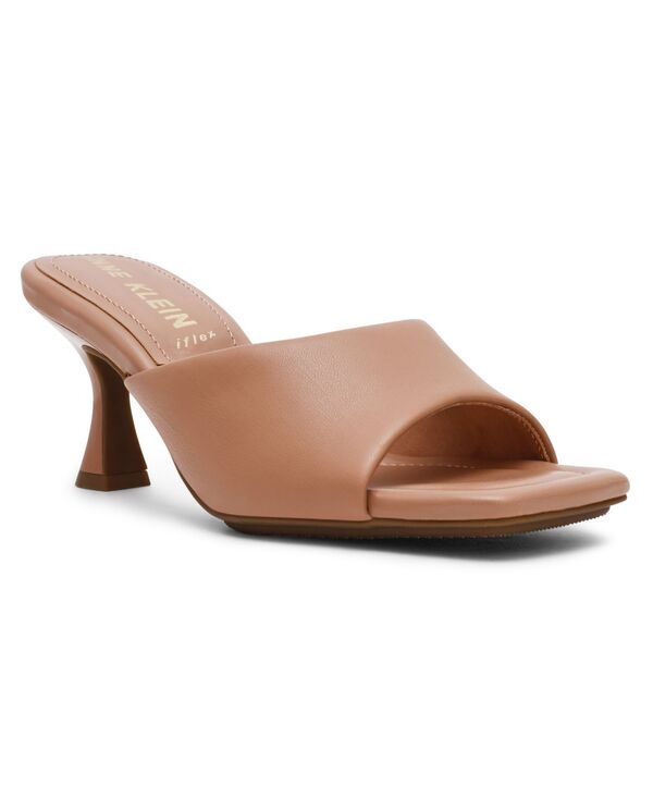 アンクライン レディース シューズ サンダル Anne Klein Women's Jerilyn Square Toe Mule Dress Sandals Tan タン｜ReVida 店