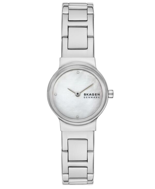 スカーゲン レディース アクセサリー 腕時計 Tシャツ Skagen Women's Freja Lille Silver Stainless Steel Watch 26mm Silver シルバー