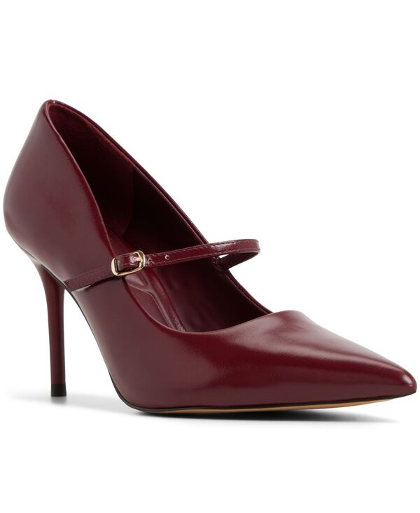アルド レディース シューズ パンプス ALDO Women's Eledeladar Buckle-Strap Pumps Red Shiny レッド