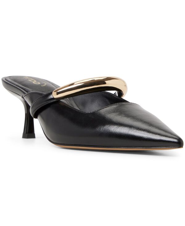 アルド レディース シューズ パンプス ヒール ALDO Women's Kailidda Heeled Dressy Mules Black Shiny ブラック