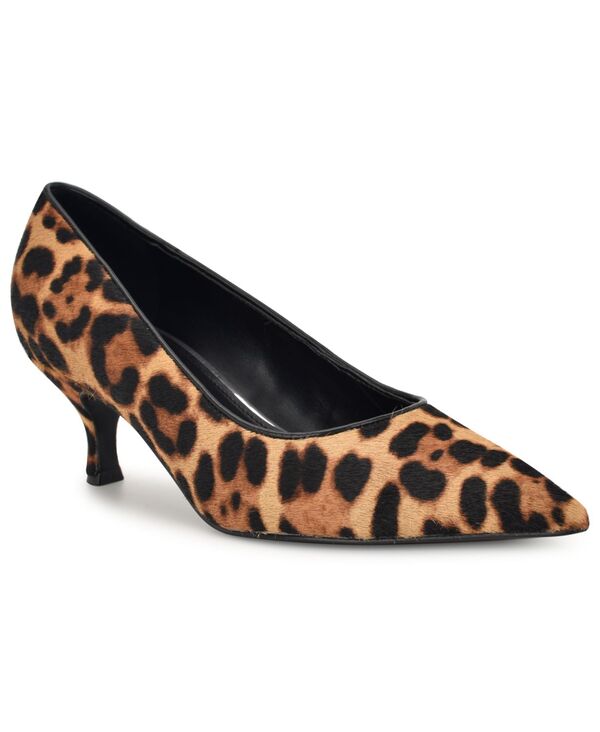 ナインウェスト レディース シューズ パンプス ヒール Nine West Women's Sisko Tapered Kitten Heel Pumps Leopard Calf Hair アニマル