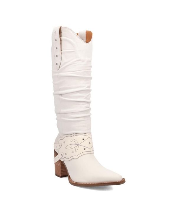 ディンゴ レディース シューズ ブーツ・レインブーツ レザー Dingo Women's Grit N' Grace Leather Boot White ホワイト|ReVida 店