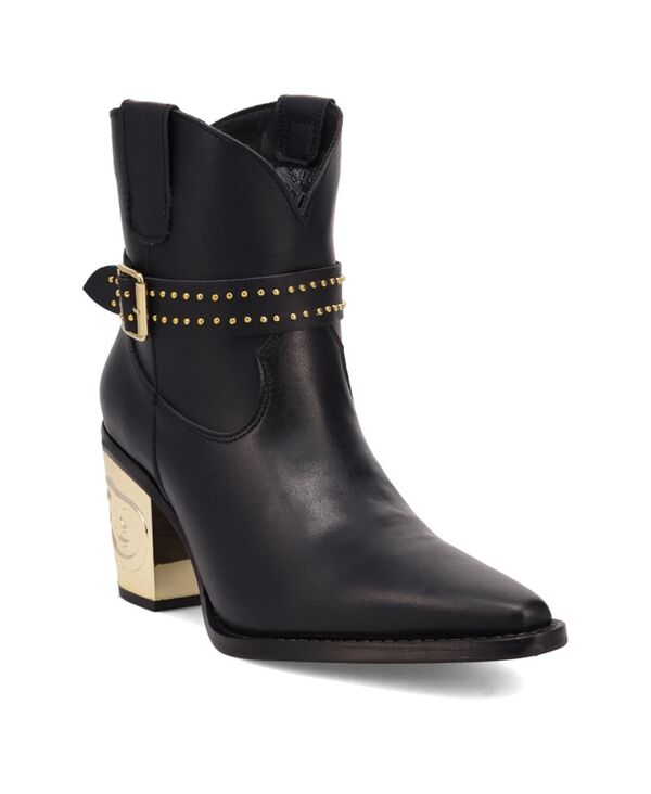 ディンゴ レディース シューズ ブーツ・レインブーツ レザー Dingo Women's Milano Leather Bootie Black ブラック