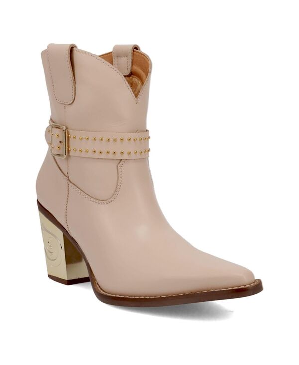 ディンゴ レディース シューズ ブーツ・レインブーツ レザー Dingo Women's Milano Leather Bootie Sand サンド|ReVida 店