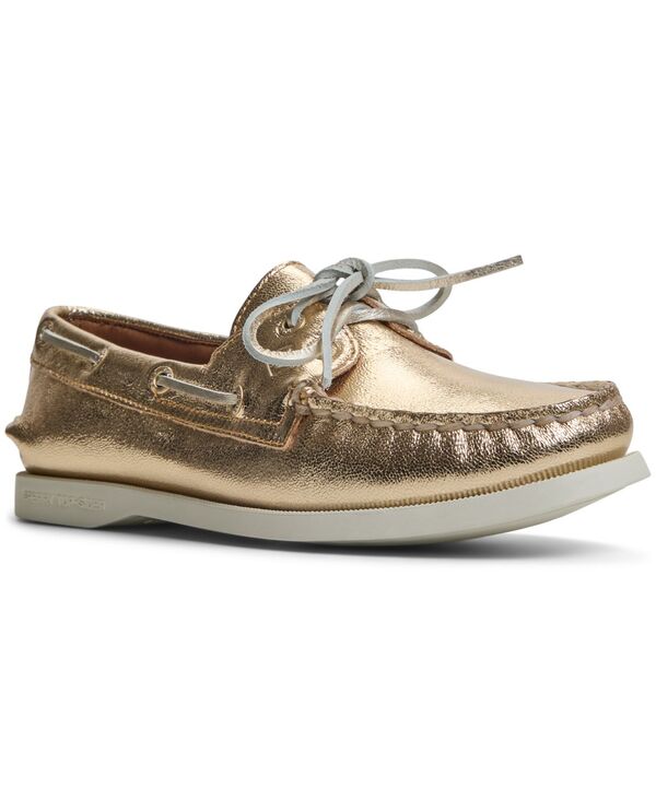 スペリー レディース シューズ パンプス レース Sperry Women's Authentic Original 2 Eye Lace-Up Boat Shoe Gold ゴールド