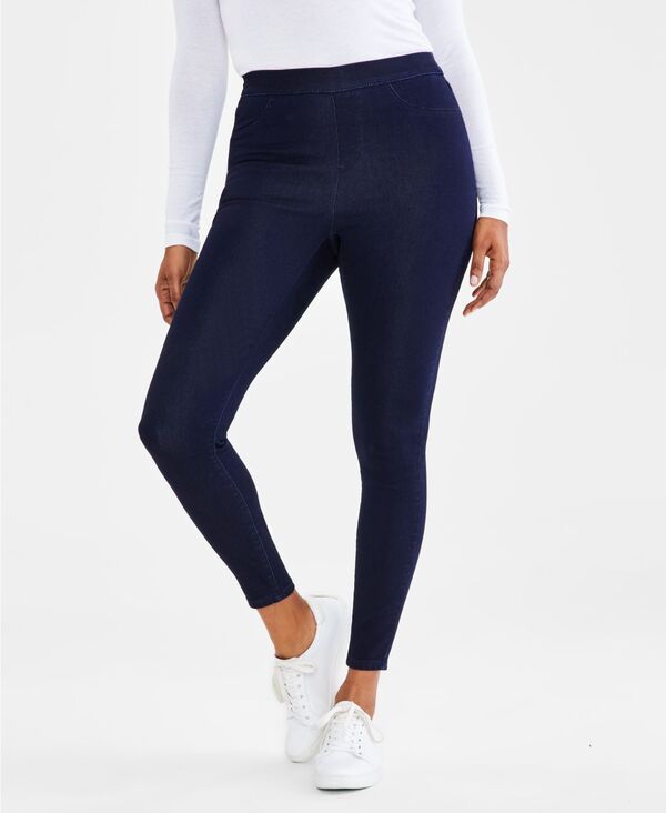 スタイルアンドコー レディース ボトムス デニムパンツ Style \u0026 Co Women Mid-Rise Pull-On Jeggings XS-P/XL Rinse