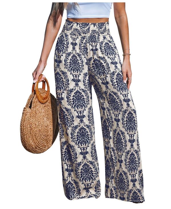 カップシー レディース ボトムス カジュアルパンツ パンツ Cupshe Women's Gilded Sands Ornate Pants White ホワイト｜ReVida 店
