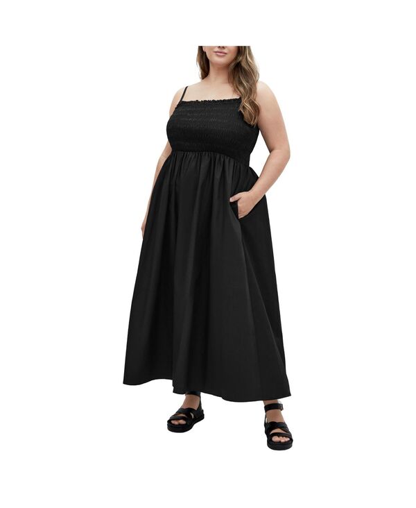 シティーシック レディース トップス ワンピース マキシワンピース プラスサイズ マキシ CITY CHIC Plus Size Jolie Maxi Dress Black ブラック