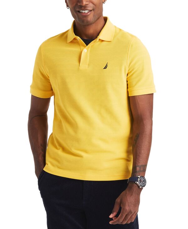 ナウティカ メンズ トップス ポロシャツ Nautica Men's Classic-Fit Performance Deck Polo Shirt Daffodil