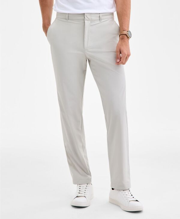 アルファニ メンズ ボトムス 心地よいズボン下 ズボン下 Alfani Men\u0027s Alfatech Lightweight Pants White Tea 白いこと メンズファッション-ズボン・パンツ