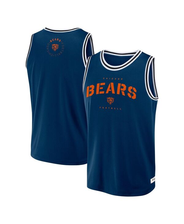 ファナティクス メンズ トップス 貯蔵タンクとっ始め プルオーバー Fanatics Men\u0027sNavy Chicago Bears Elements Future Ground Jersey Tank Top Navy 米国海軍