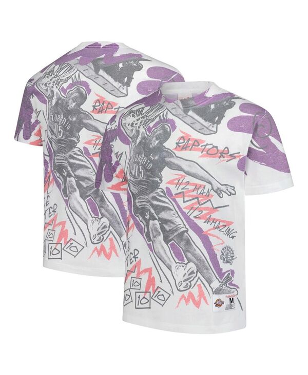 ミッチェル&ネス メンズ トップス Tシャツ Mitchell & Ness Men's Vince Carter White 2000 NBA All-Star Game Showstopper T-Shirt White ホワイト