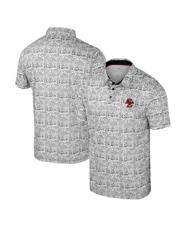 円形劇場 メンズ トップス スポーツシャツ 刷り上げる プルオーバー Colosseum Men\u0027s Black Boston College Eagles It\u0027s Time Allover Print Polo Shirt Black 黒いこと